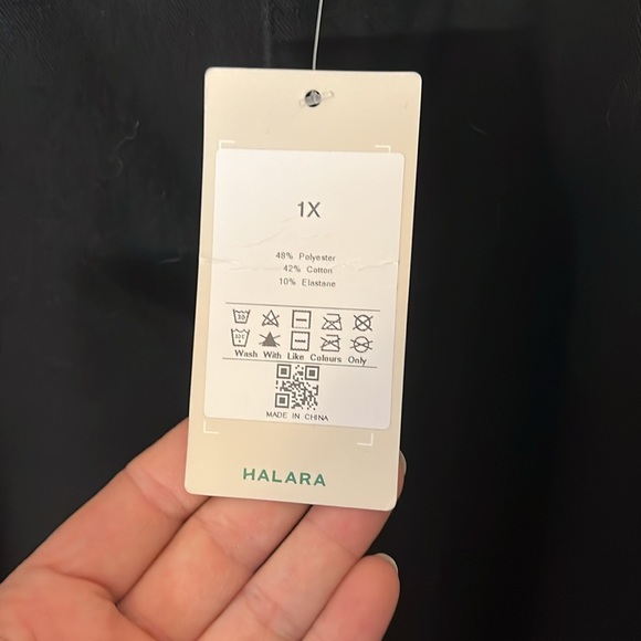 Womens Halara Black Jean leggings Size 1X NWT - Picture 3 of 8